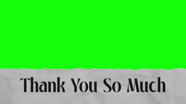 Thank You Green Screen Stock Footage: Royalty-Free Video Clips ...