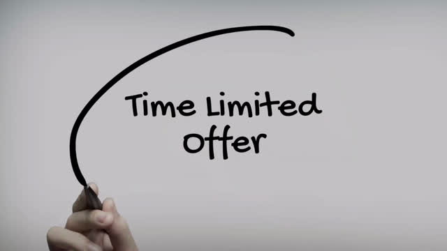 Time Offer Stock Footage: Royalty-Free Video Clips - Storyblocks