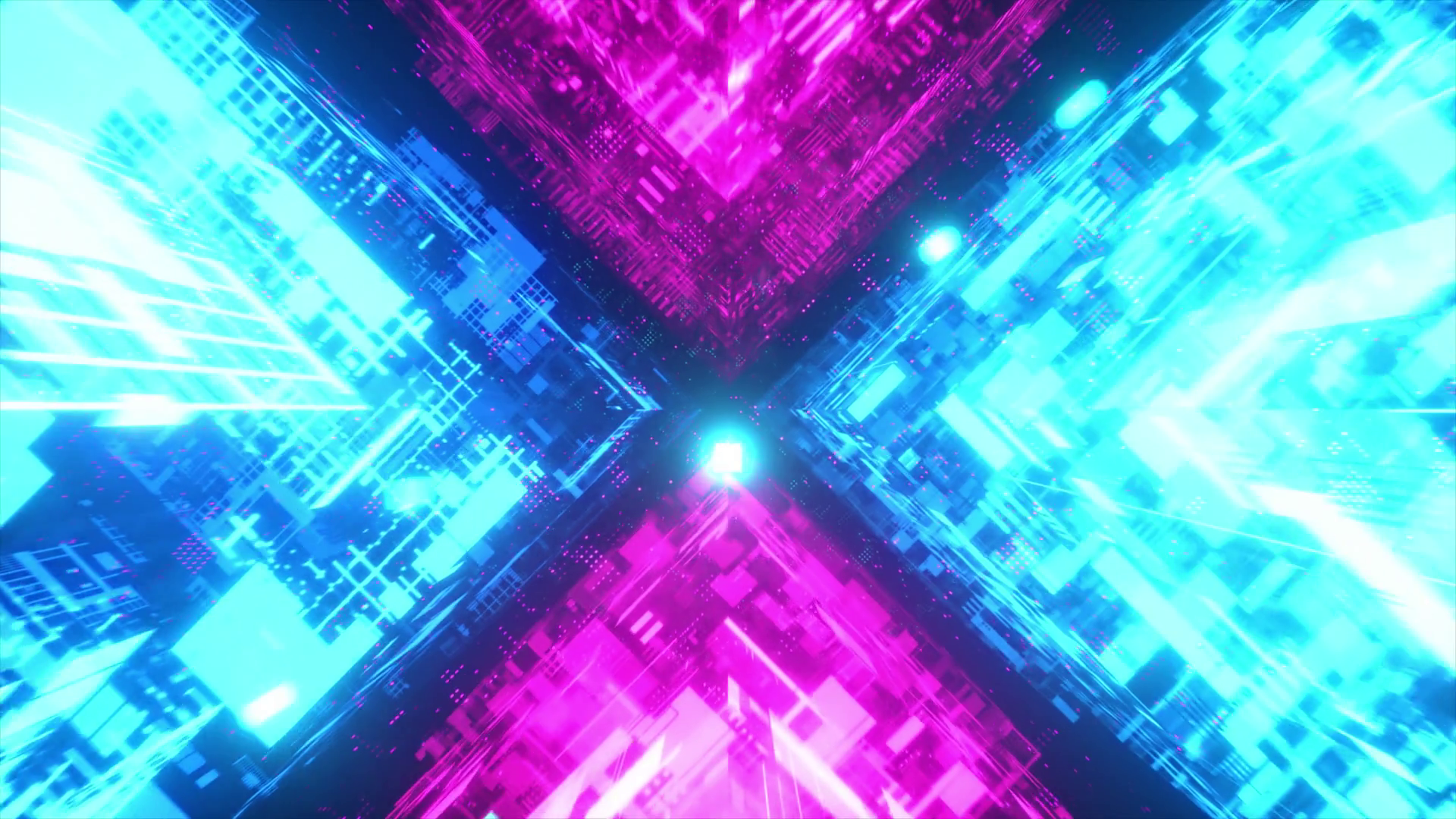 Flying In Technological Cyber Space Sci-fi Stock Motion Graphics SBV ...