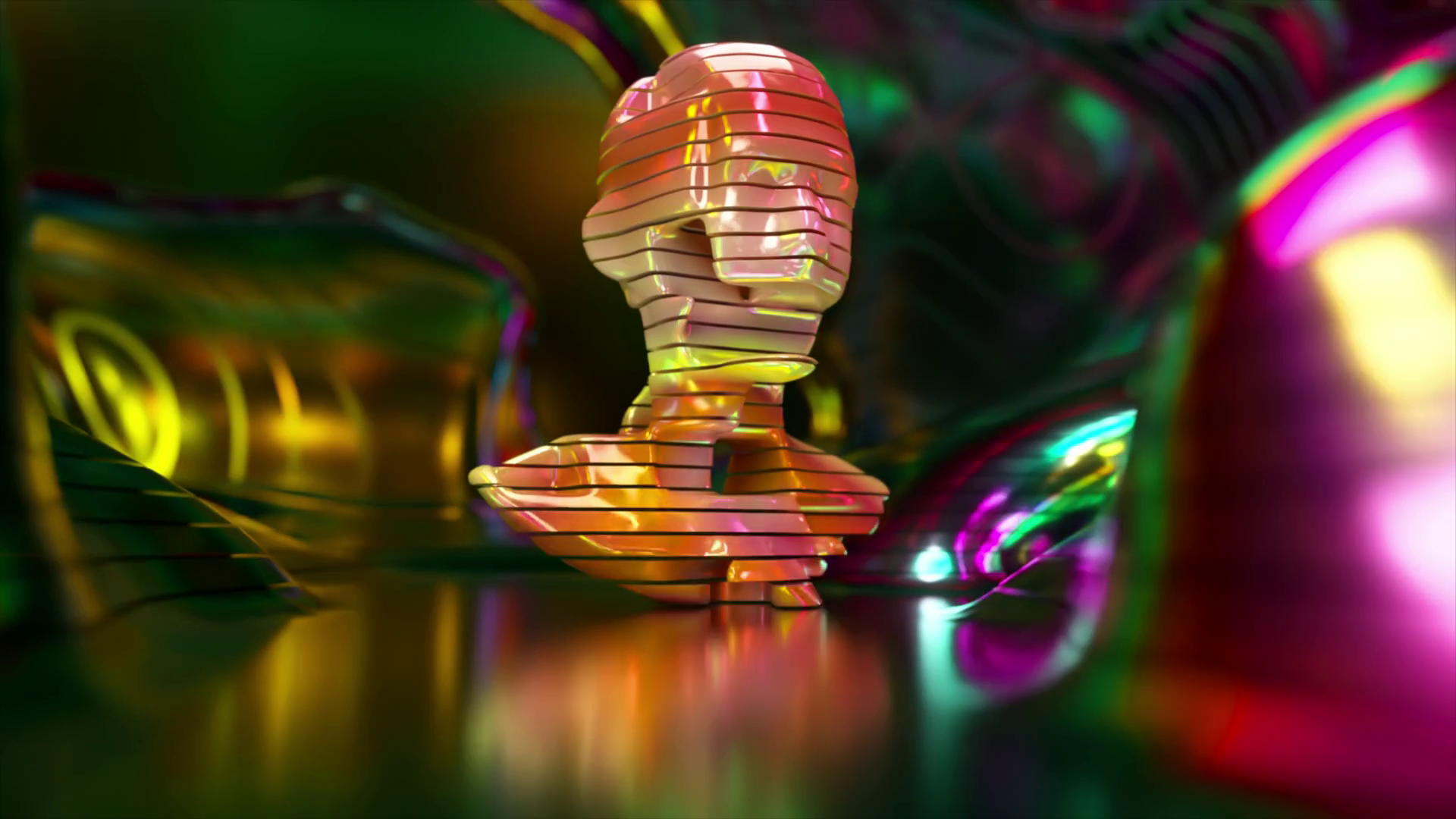 Ai Concept Model Of Human Head With Rotating Stock Motion Graphics SBV ...