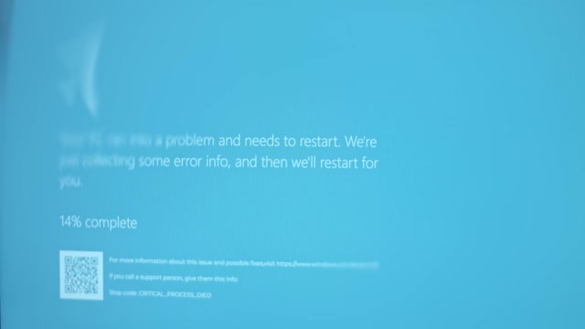 Blue Screen Error Stock Footage: Royalty-Free Video Clips - Storyblocks
