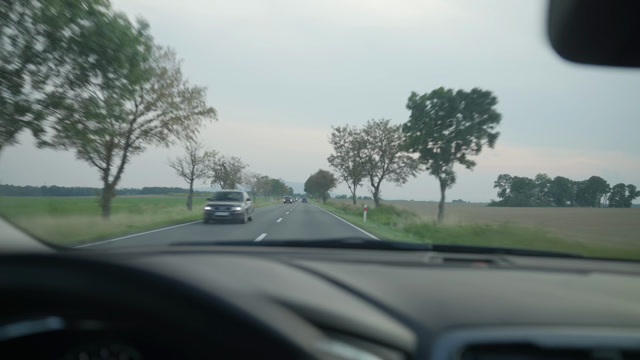Road Driving Rural Landscape Transition Stock Footage: Royalty-Free ...