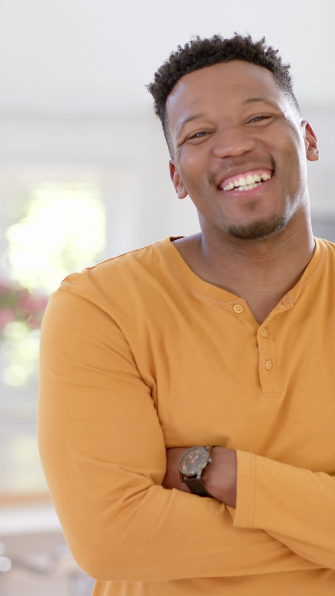 Vertical Video Of Portrait Of Happy African Stock Footage SBV-353211346 ...
