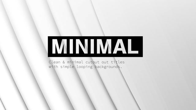 Royalty-Free Minimal Typography Templates - Storyblocks