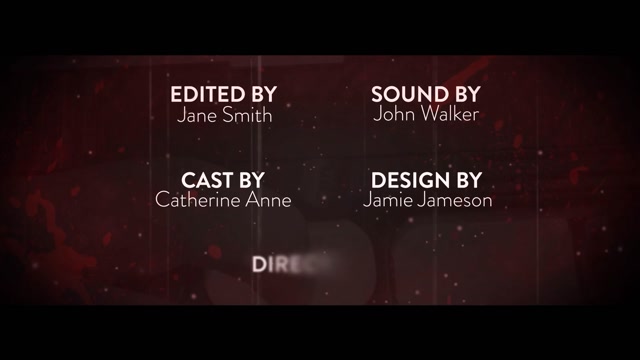 Royalty-Free End Credits Titles Templates - Storyblocks