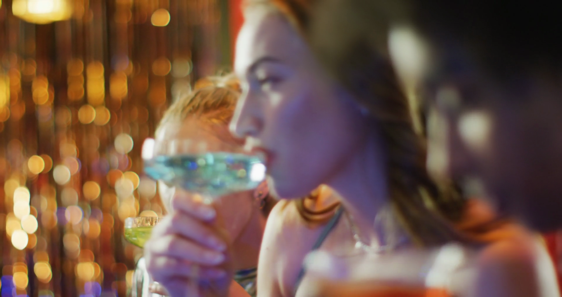 Video Of Caucasian Woman Drinking Cocktail Stock Footage SBV-348518088 ...