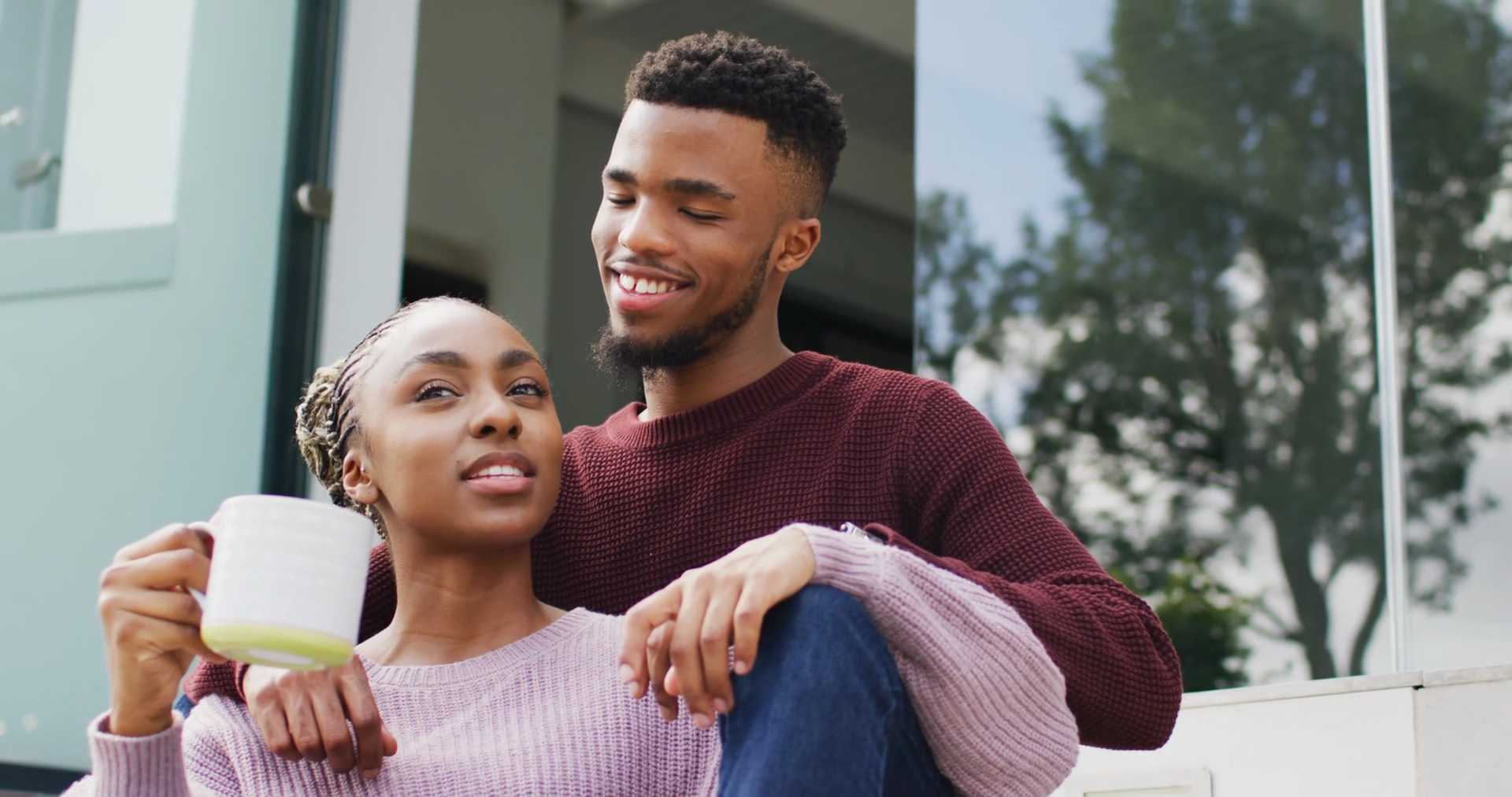 Happy African American Couple Embracing Stock Footage SBV-347800382 ...