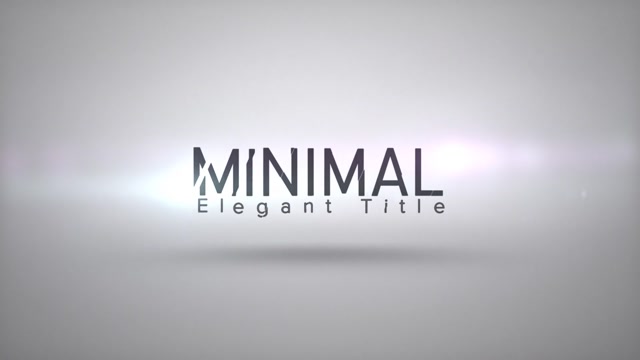 Royalty-Free Minimal Title Templates - Storyblocks