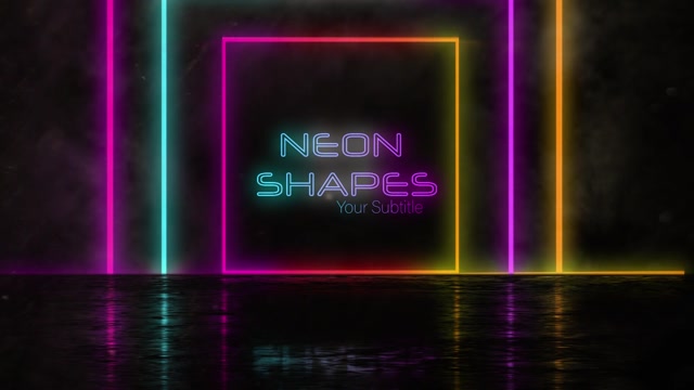 Royalty-Free Neon Glow Templates - Storyblocks