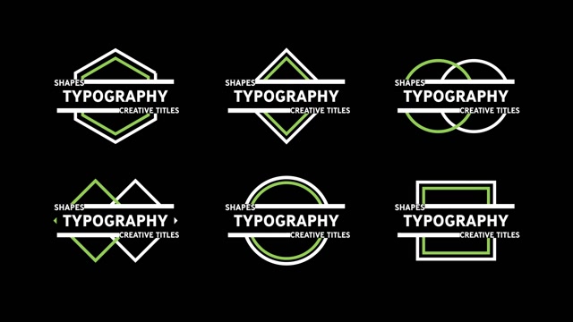 Royalty-Free Simple Typography Templates - Storyblocks