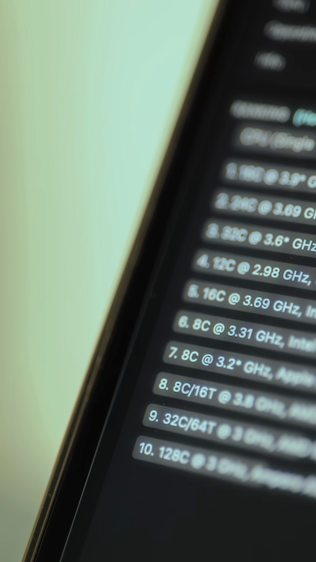 List Of Different Cpu Configurations Stock Footage SBV-353794667 ...