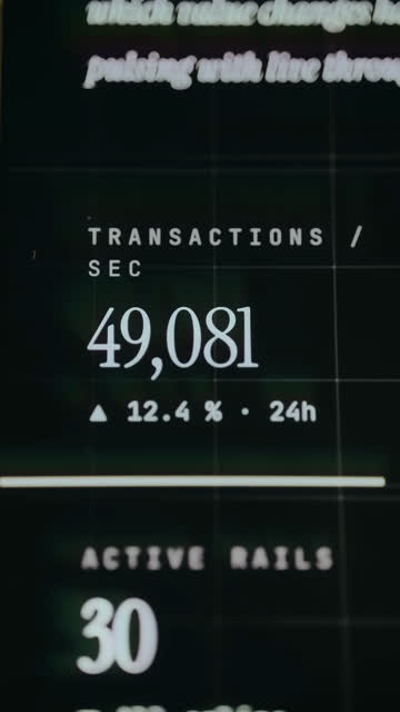 Transaction Data Stock Footage: Royalty-Free Video Clips - Storyblocks