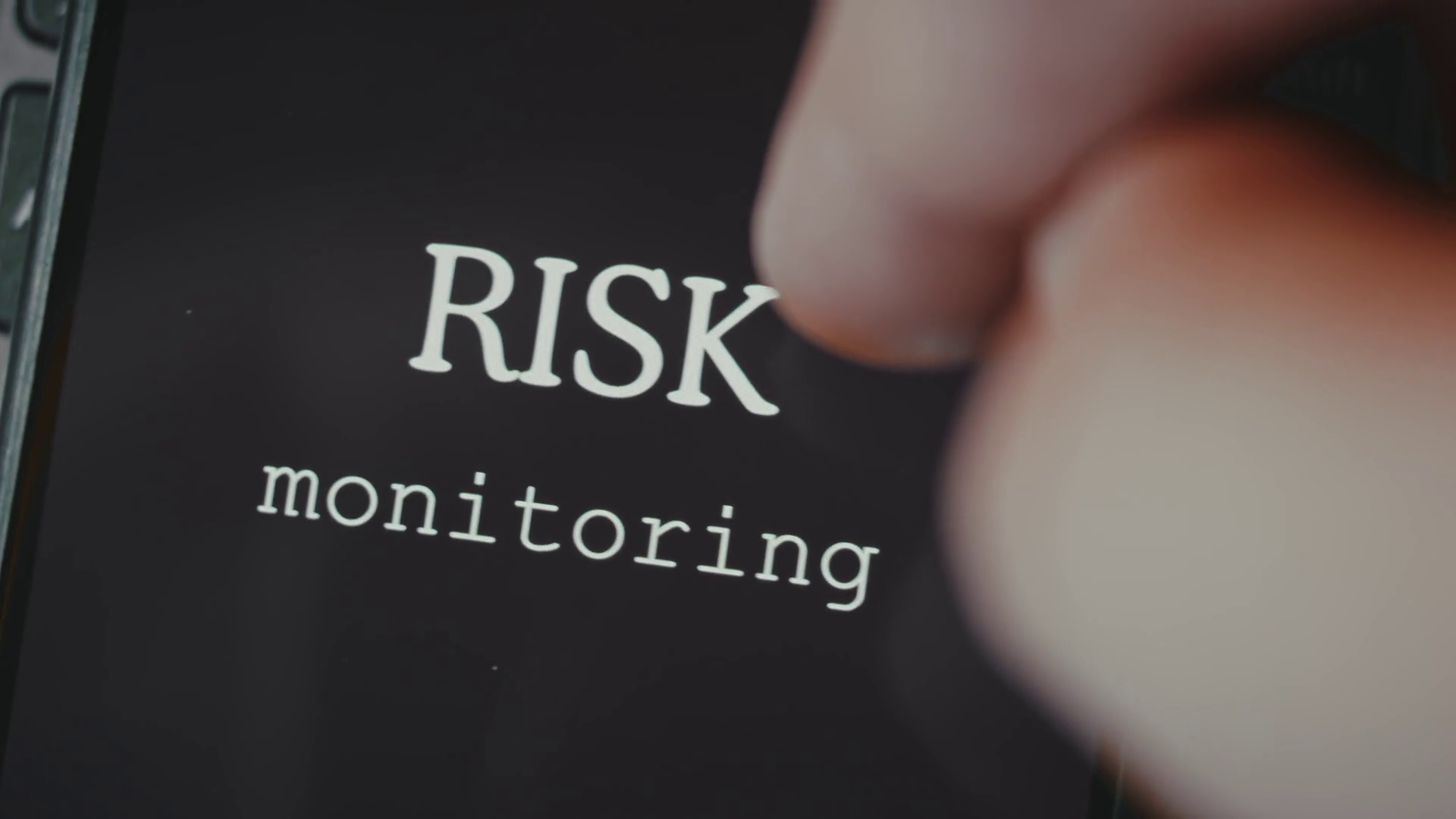 Risk Monitoring Themed Graphic Presentation Stock Footage SBV-349337255 ...