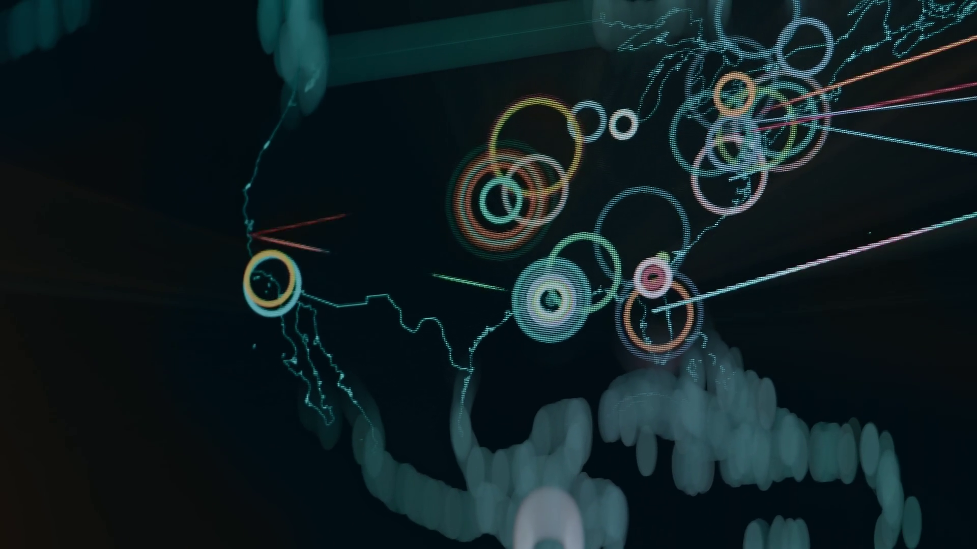 Live Mapping Of Cyber Attacks U S In Stock Footage SBV-352275257 ...