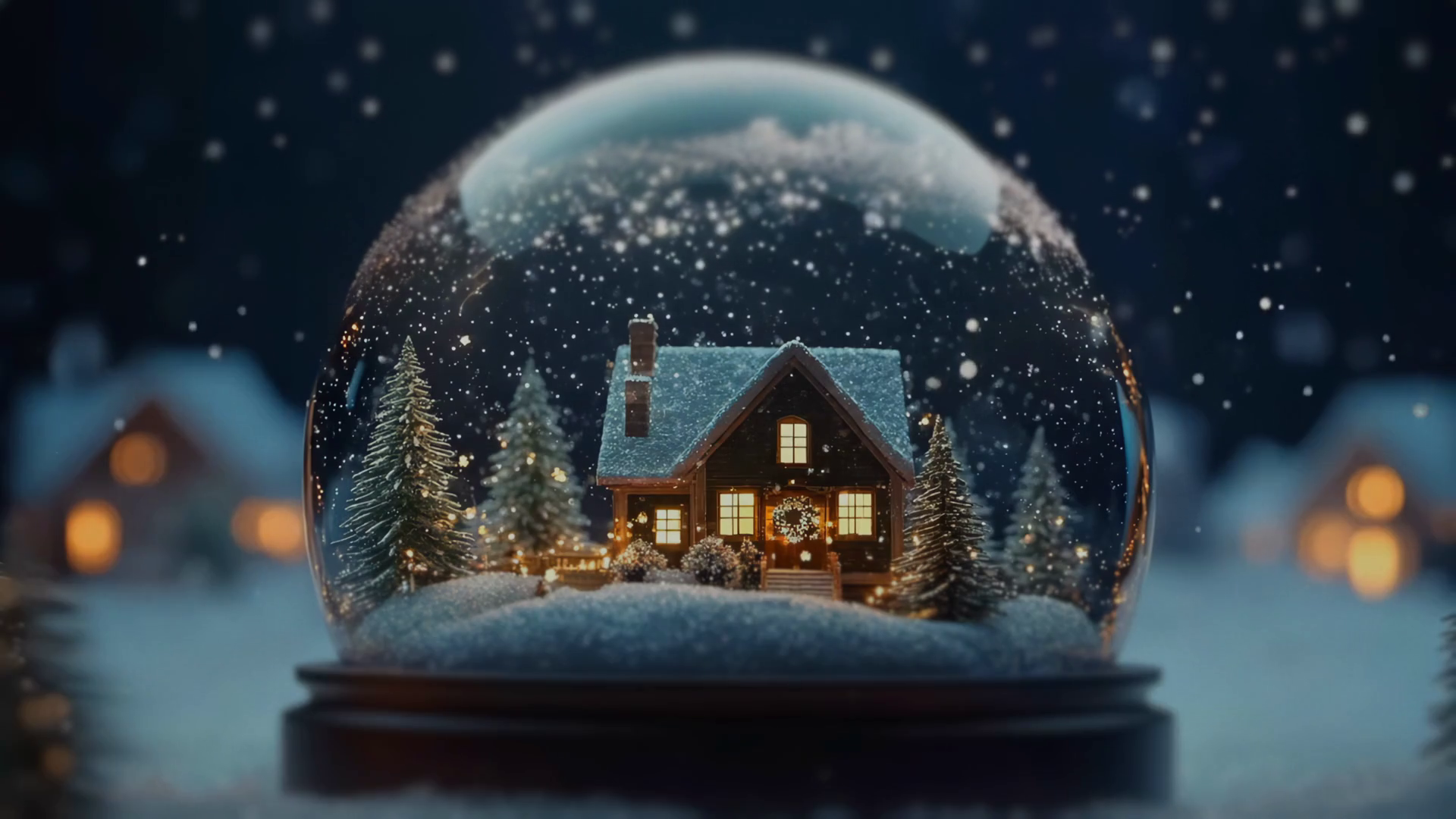 A Beautifully Magical Snow Globe Depicting Stock Motion Graphics SBV ...