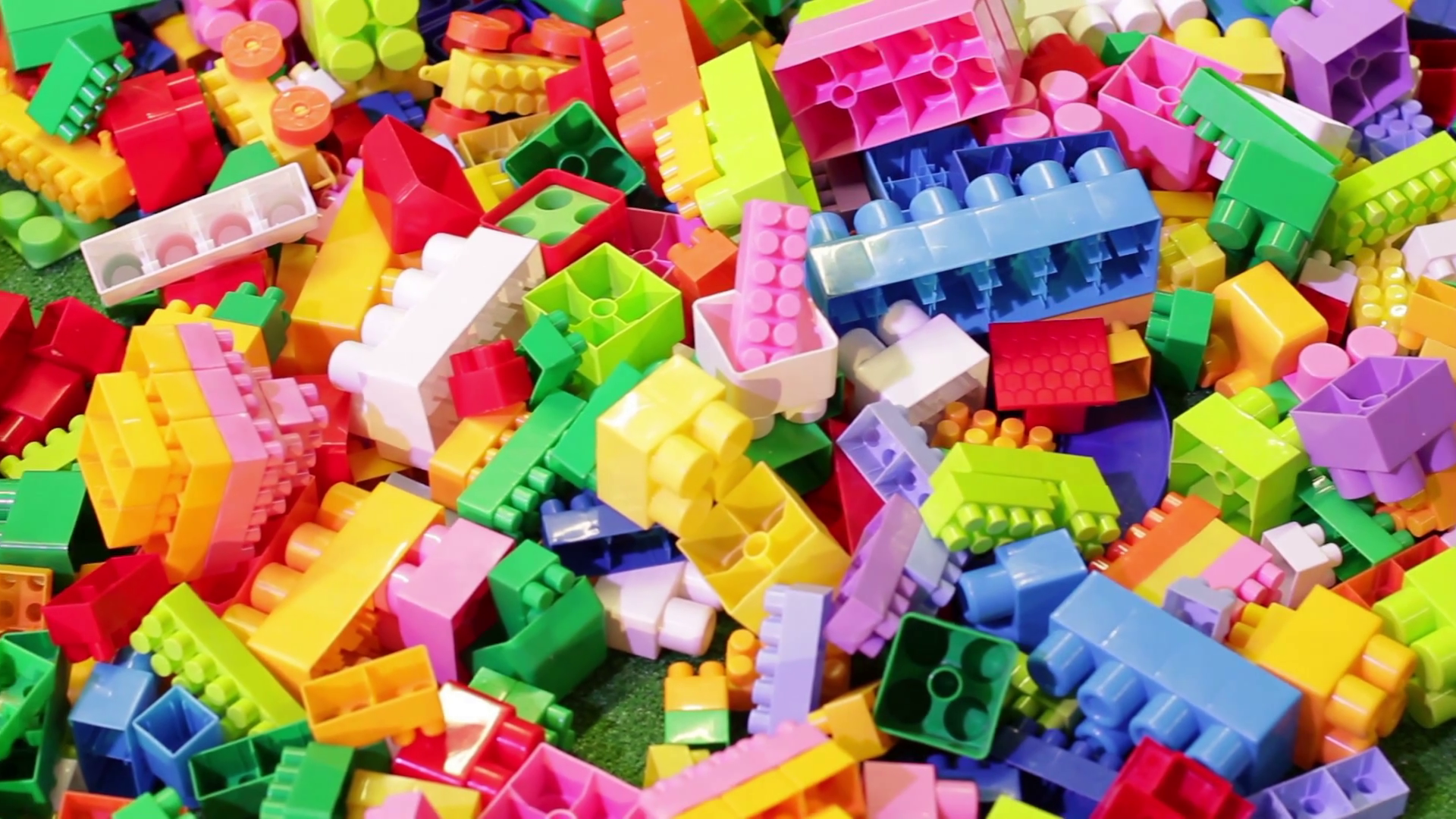 Colorful Constructor Bricks Game Constructor Stock Footage SBV ...