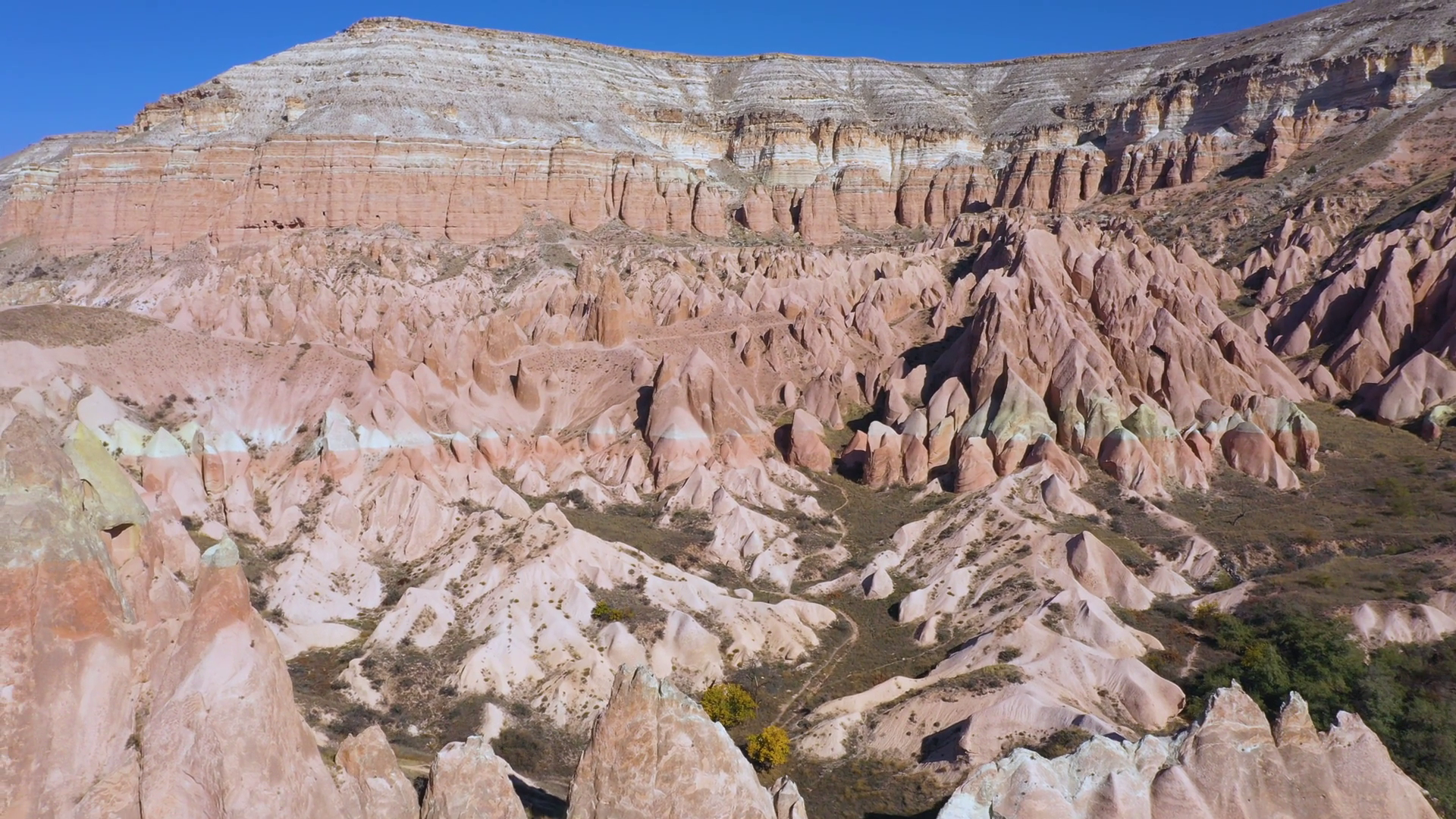 Top View Of Volcanic Rock Formations At Stock Footage SBV-338438753 ...