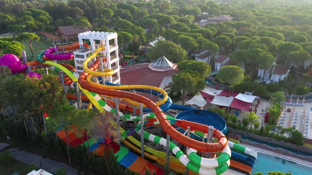 Korean Theme Park Spinning Ride Stock Footage: Royalty-Free Video Clips ...