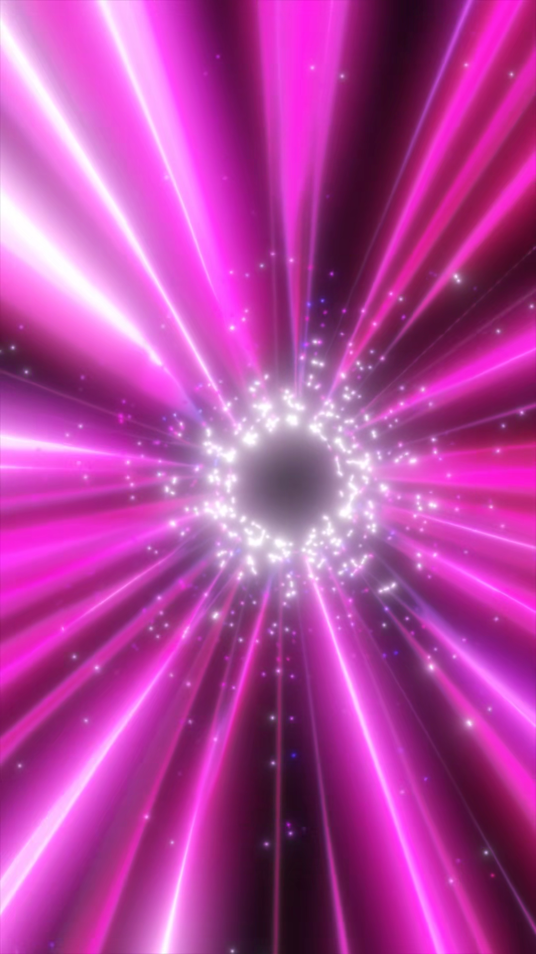Vibrant Pink Purple Light Rays Rushing Into Stock Footage SBV-354167285 ...
