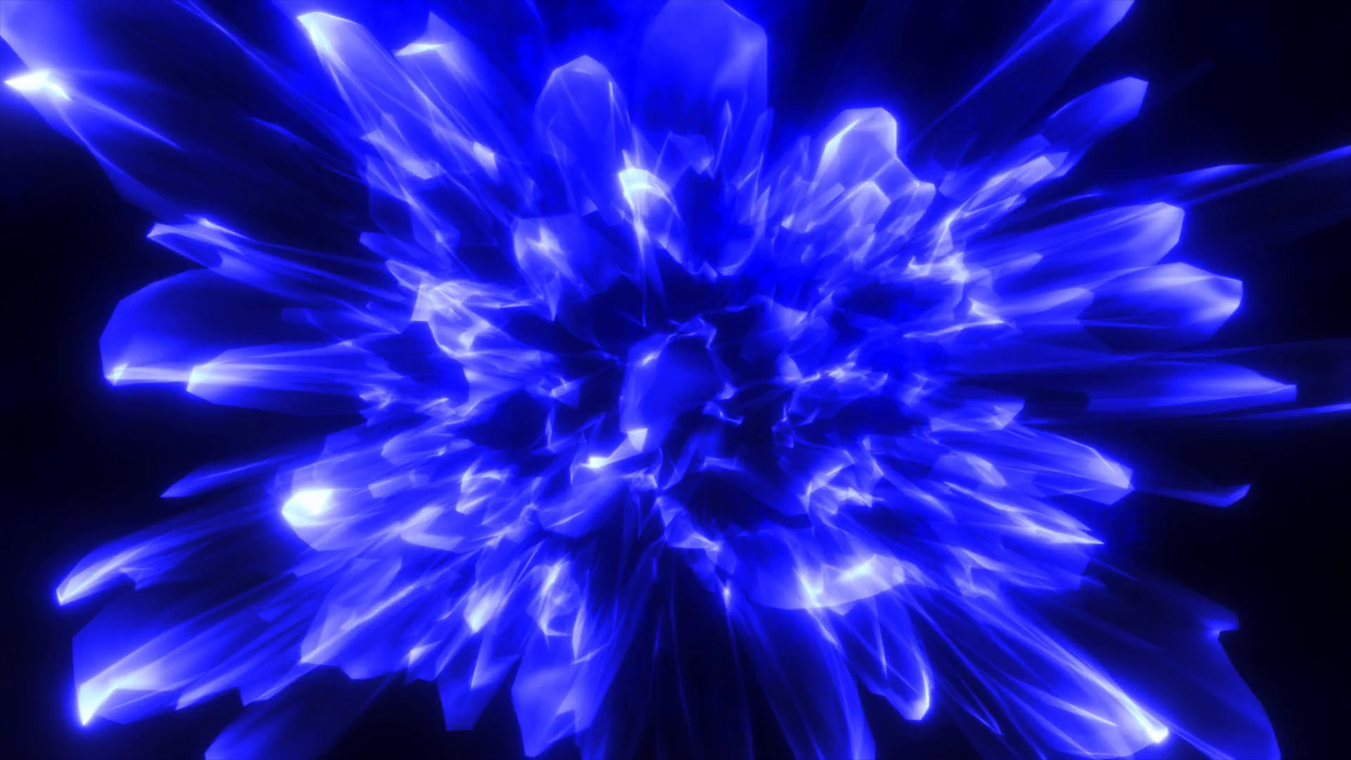 Abstract Blue Shiny Glowing Energy Lines Stock Motion Graphics SBV ...
