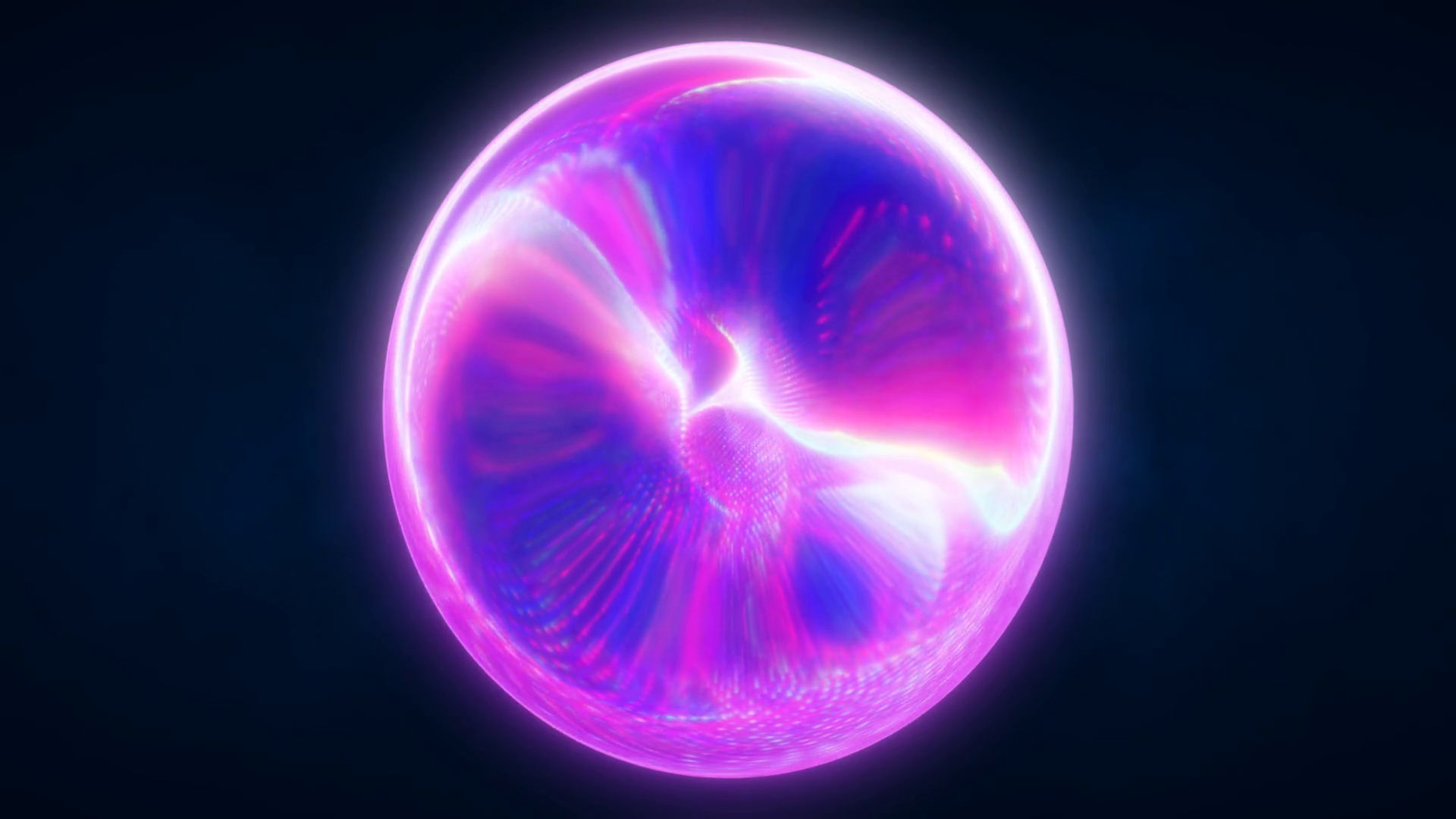 A Vibrant Glowing Pink Orb With Swirling Stock Motion Graphics SBV ...