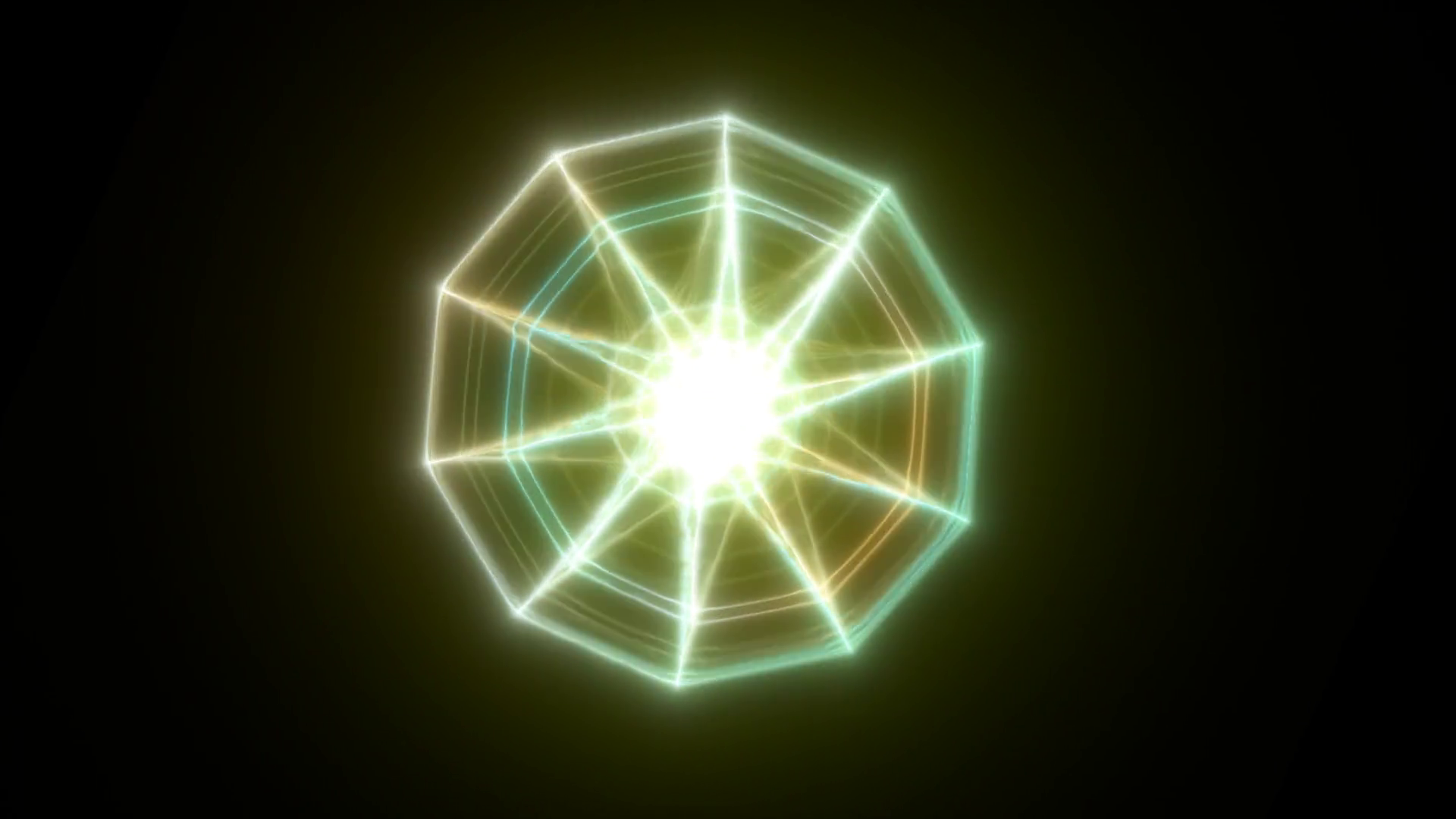 Bright Radial Grid Of Green Yellow Lines Stock Motion Graphics SBV ...