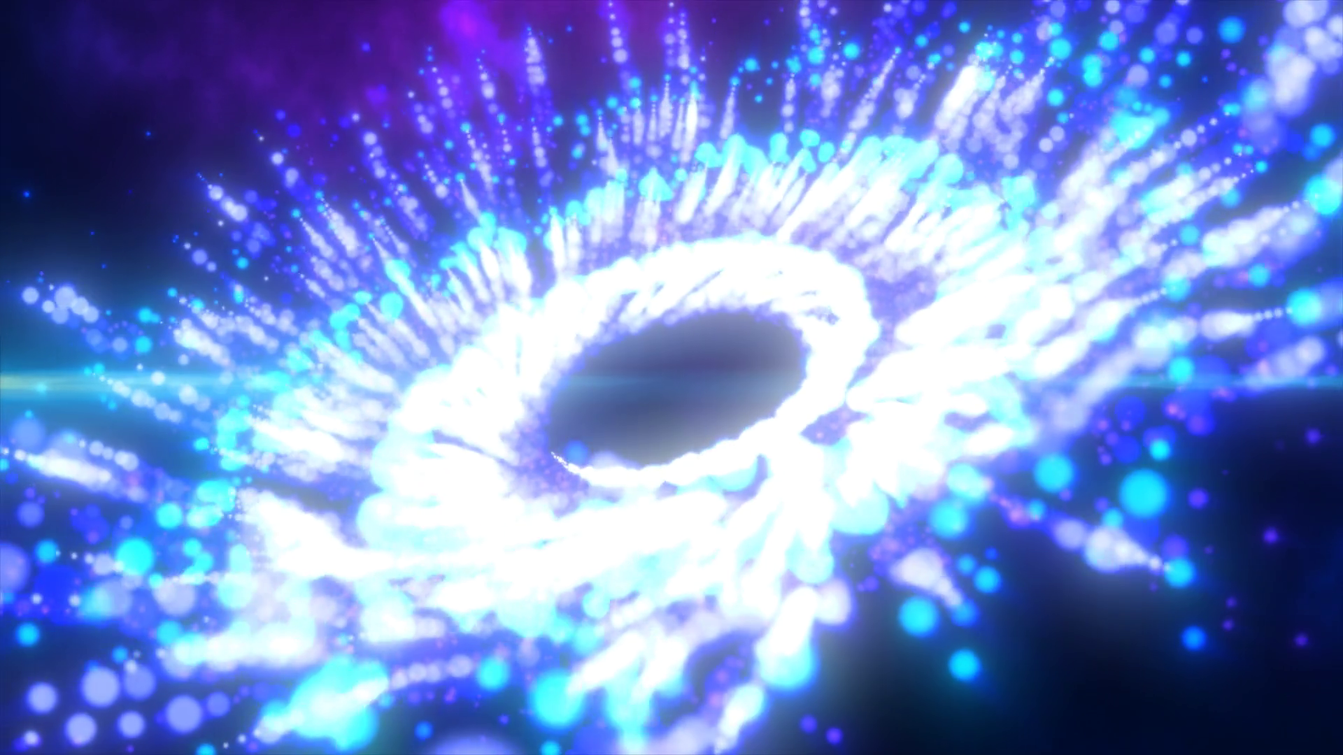Abstract Blue Bright Luminous Particles Stock Motion Graphics SBV ...