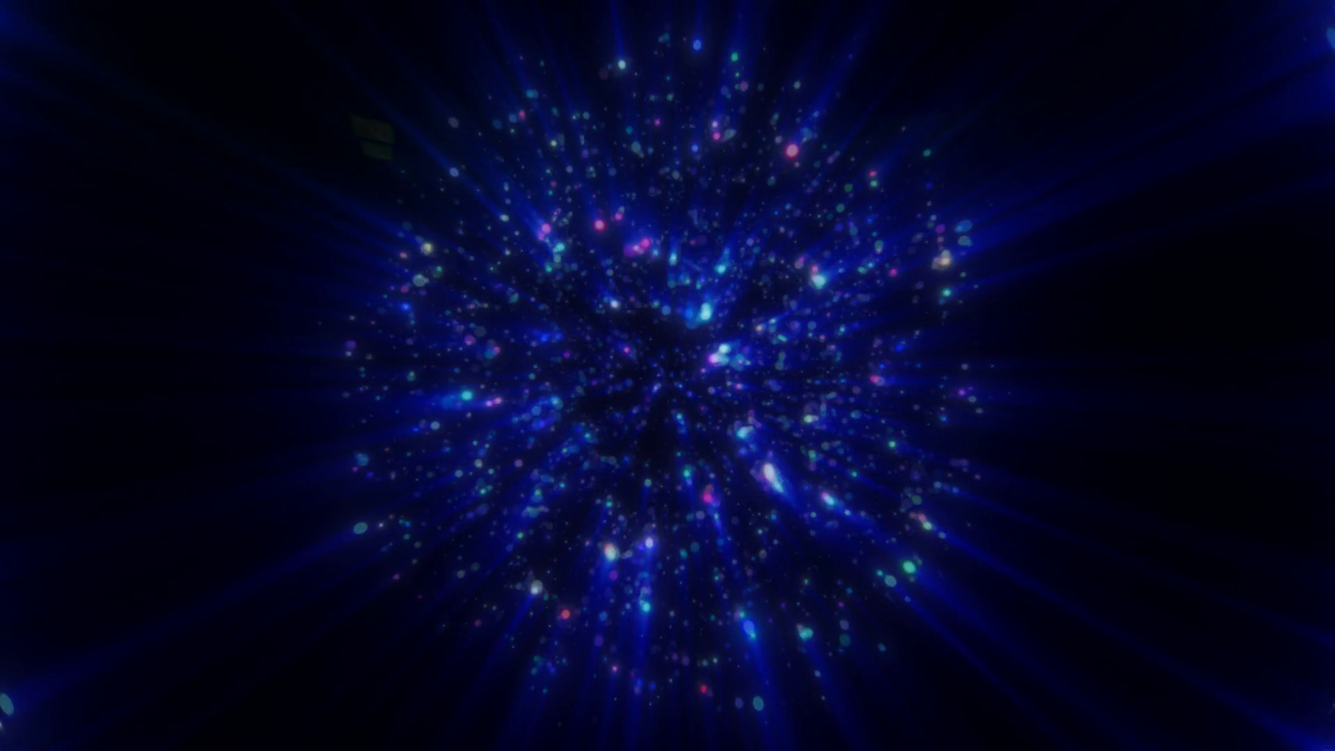 Abstract Blue Glowing Energy Sphere Molecule Stock Motion Graphics SBV ...