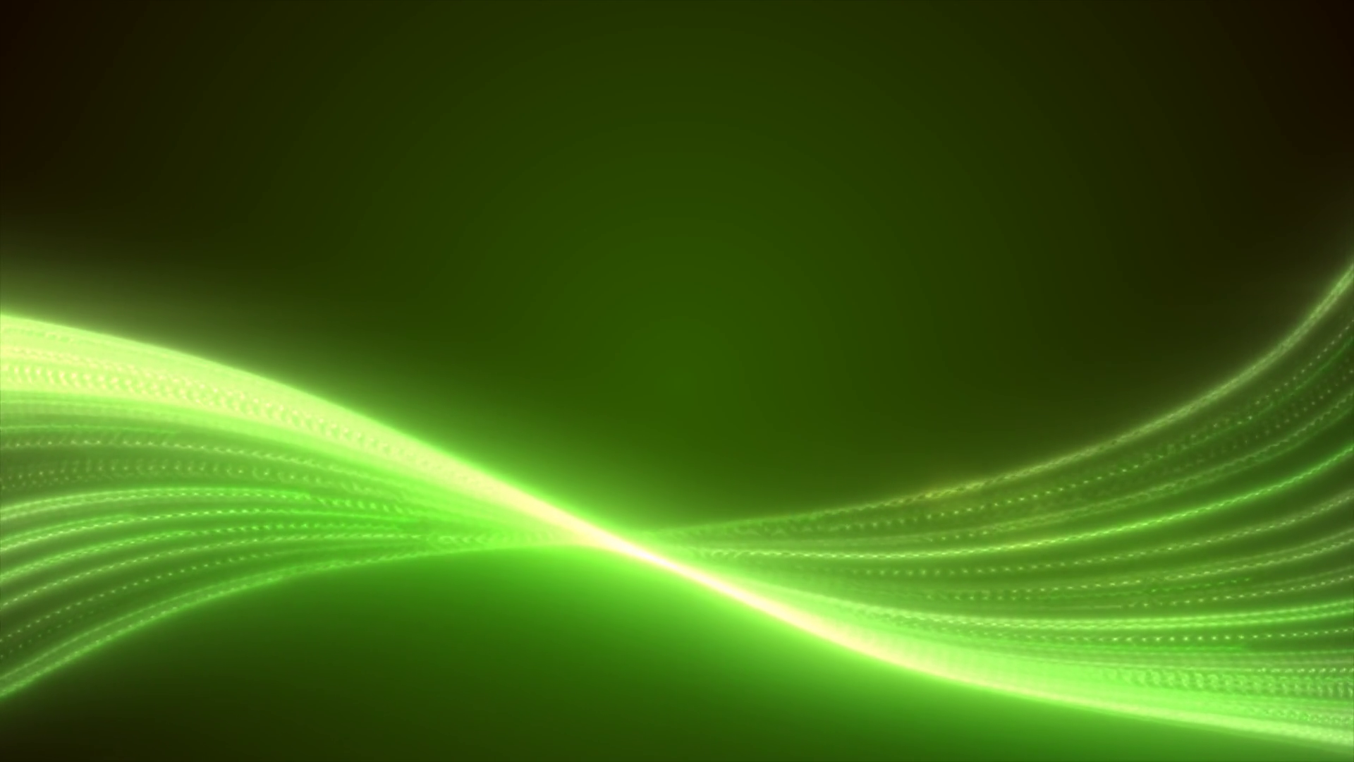 Abstract Green Glowing Flying Waves From Stock Motion Graphics SBV ...