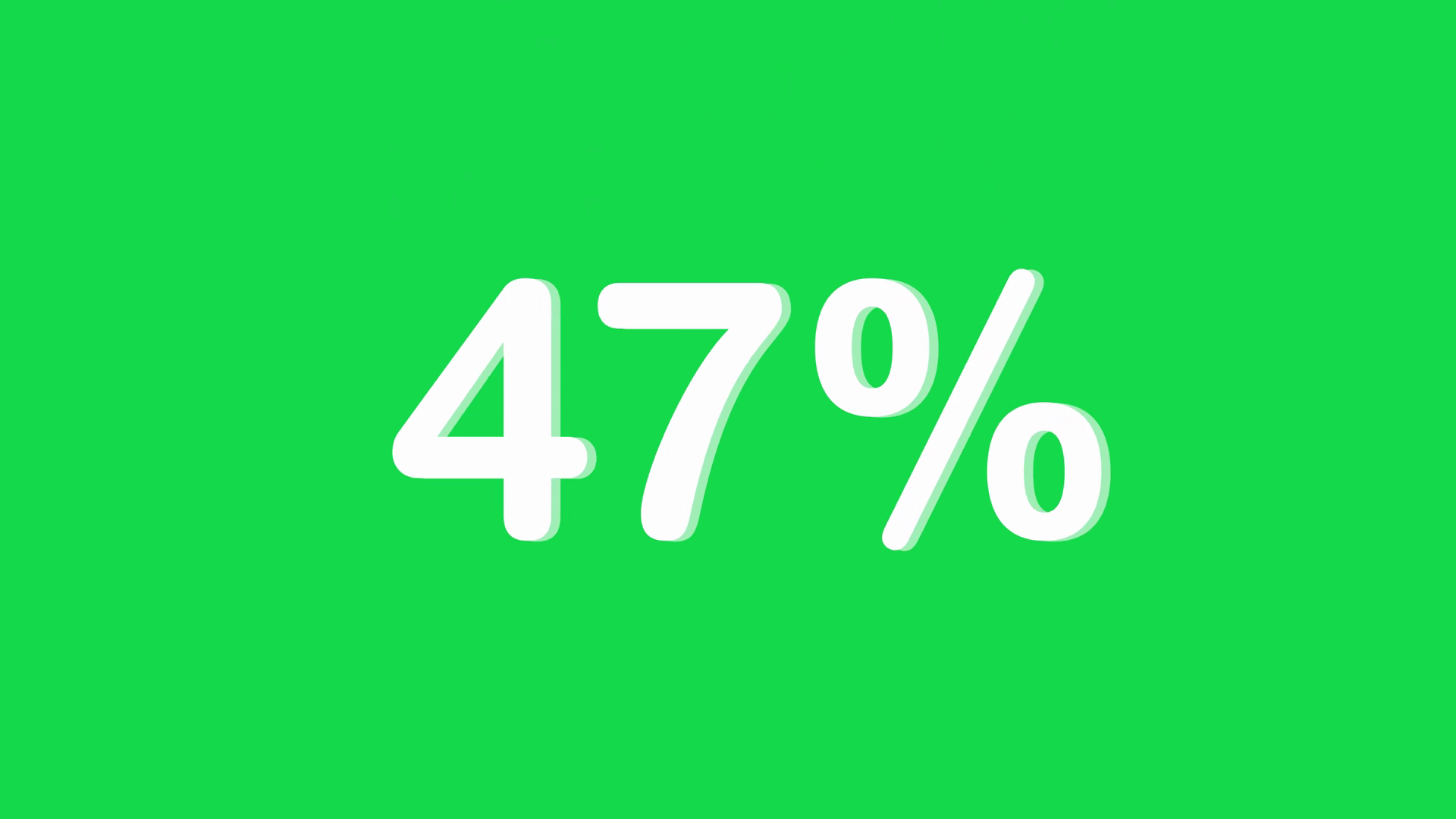 47% Percent Discount Label Symbol Animation Stock Footage SBV-354067674 ...