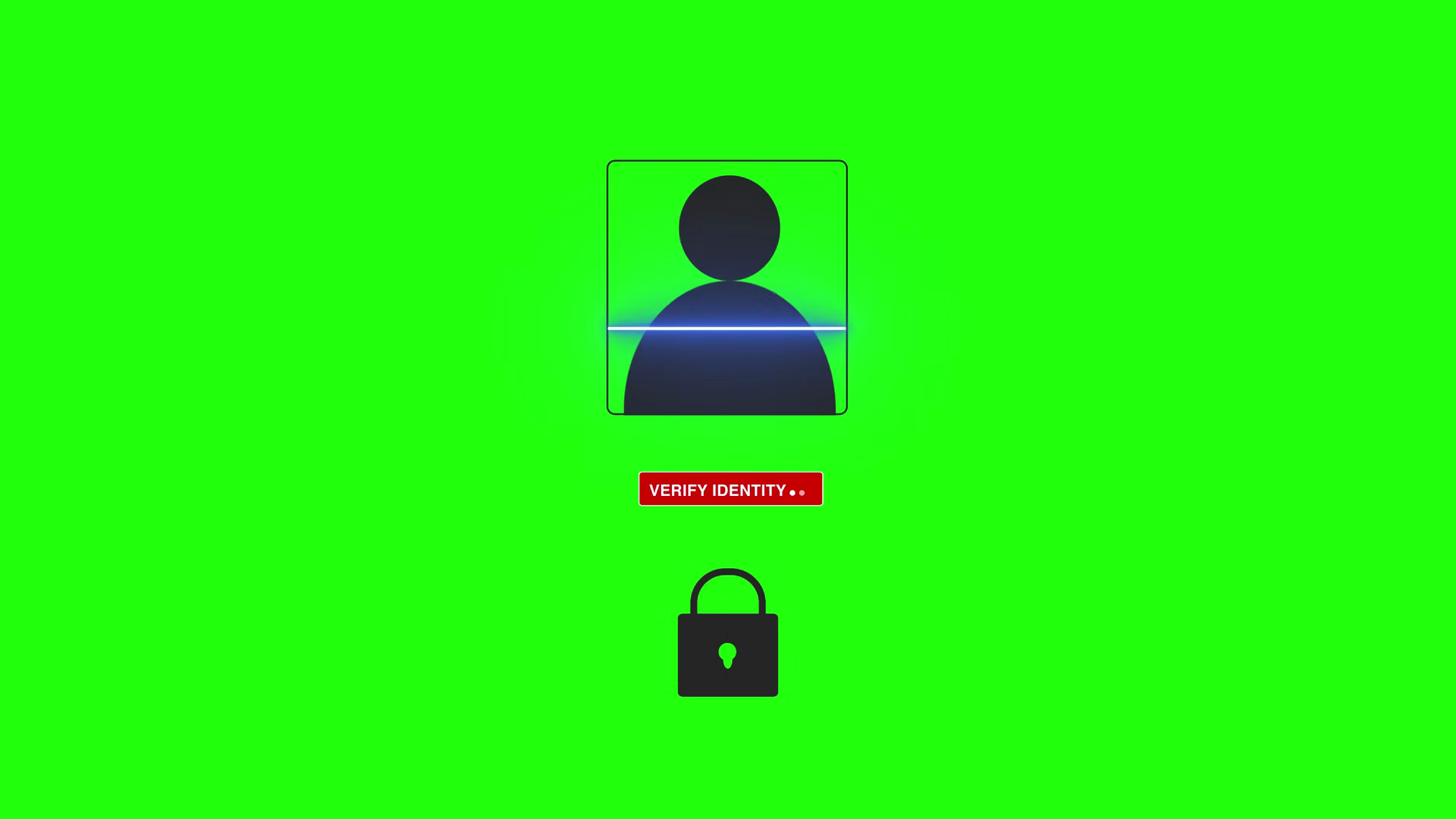 Face Identification Scanner Animation Mobile Stock Footage SBV ...