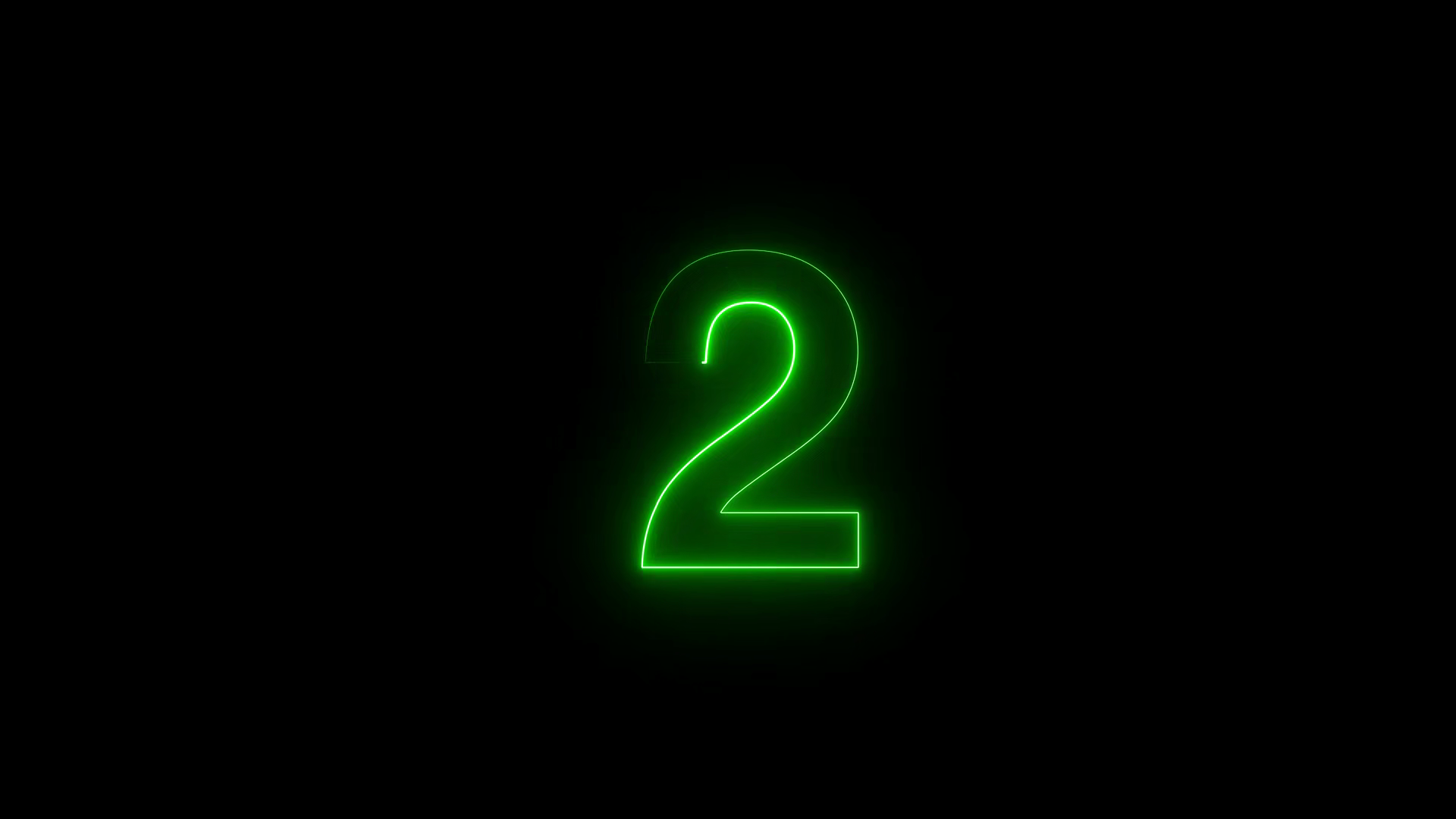 Glowing Neon Counting Down 321 Go Animation Stock Footage SBV-354304847 ...