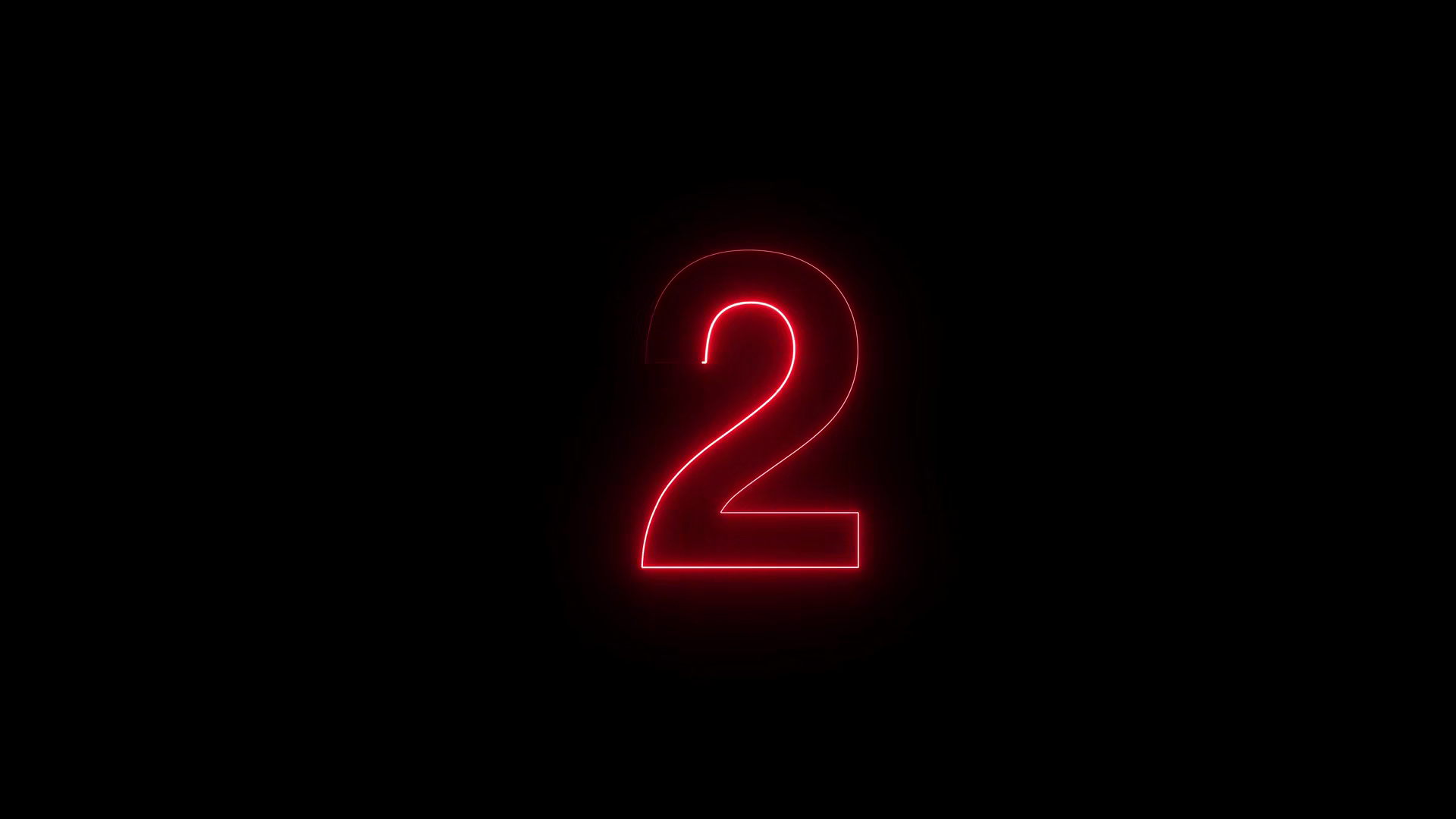Glowing Neon Counting Down 321 Go Animation Stock Footage SBV-354304854 ...
