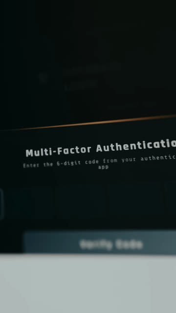 Multi Factor Authentication Stock Footage: Royalty-Free Video Clips ...