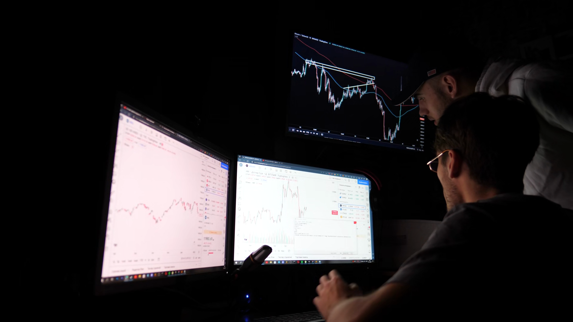 Two Young Traders Discussing Crypto Trading Stock Footage SBV-353968829 ...
