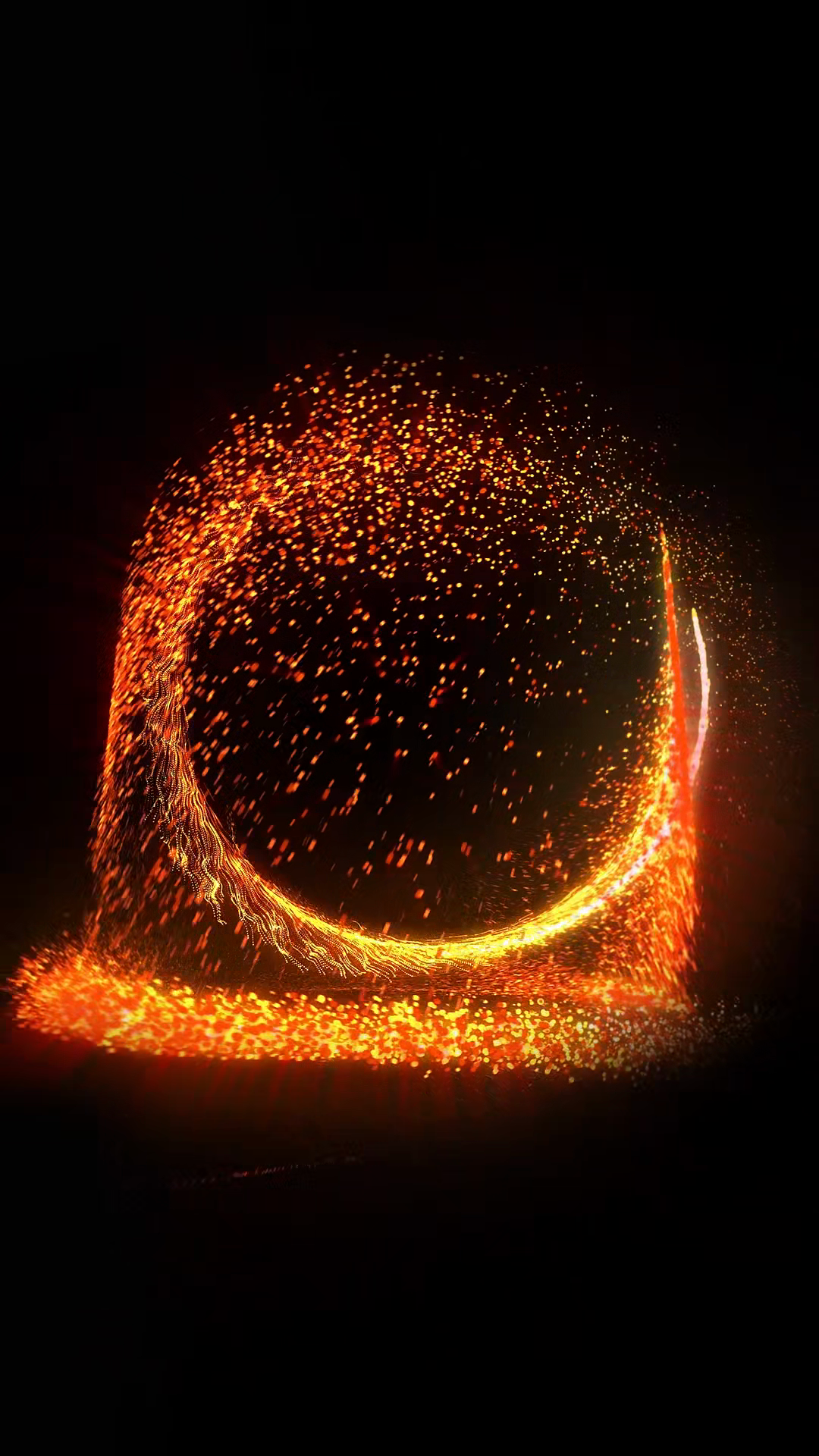 The Bright Disk Of Spatial Portal Exudes Stock Footage SBV-353944858 ...
