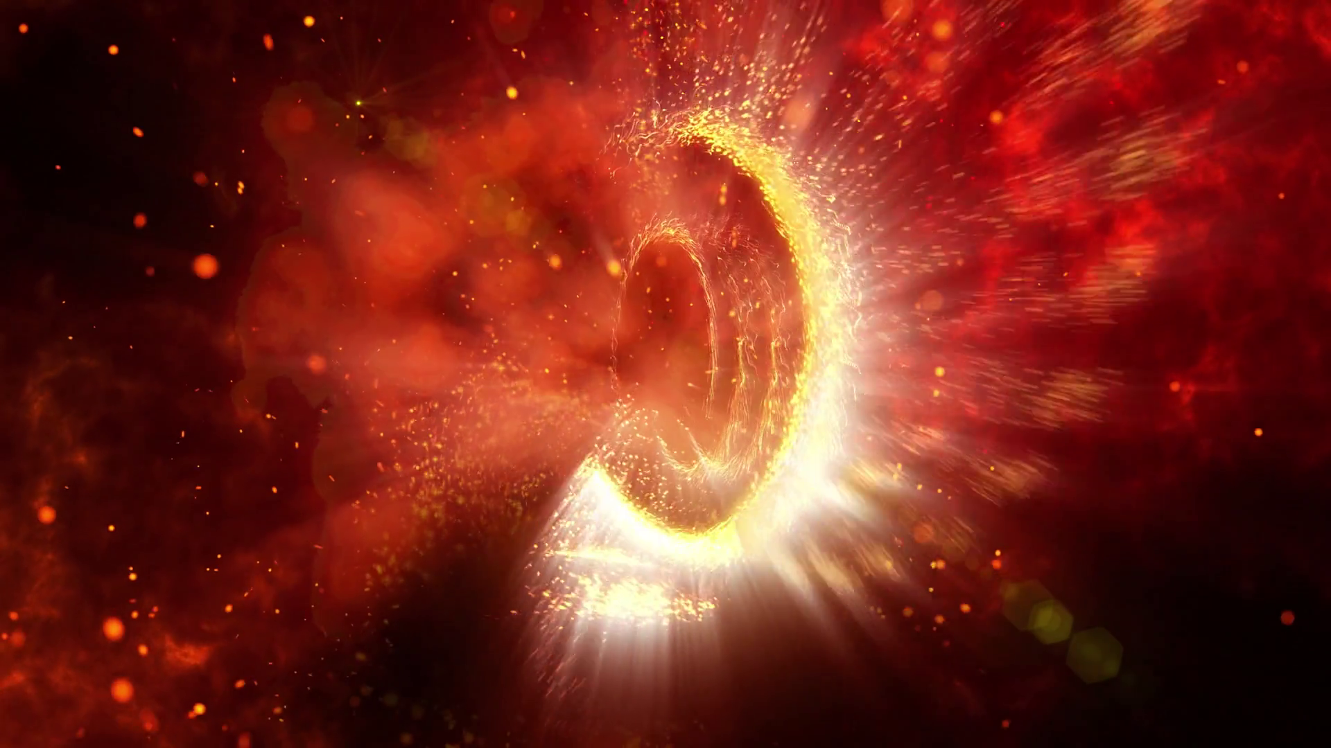 The Bright Disk Of Spatial Portal Exudes Stock Motion Graphics SBV ...