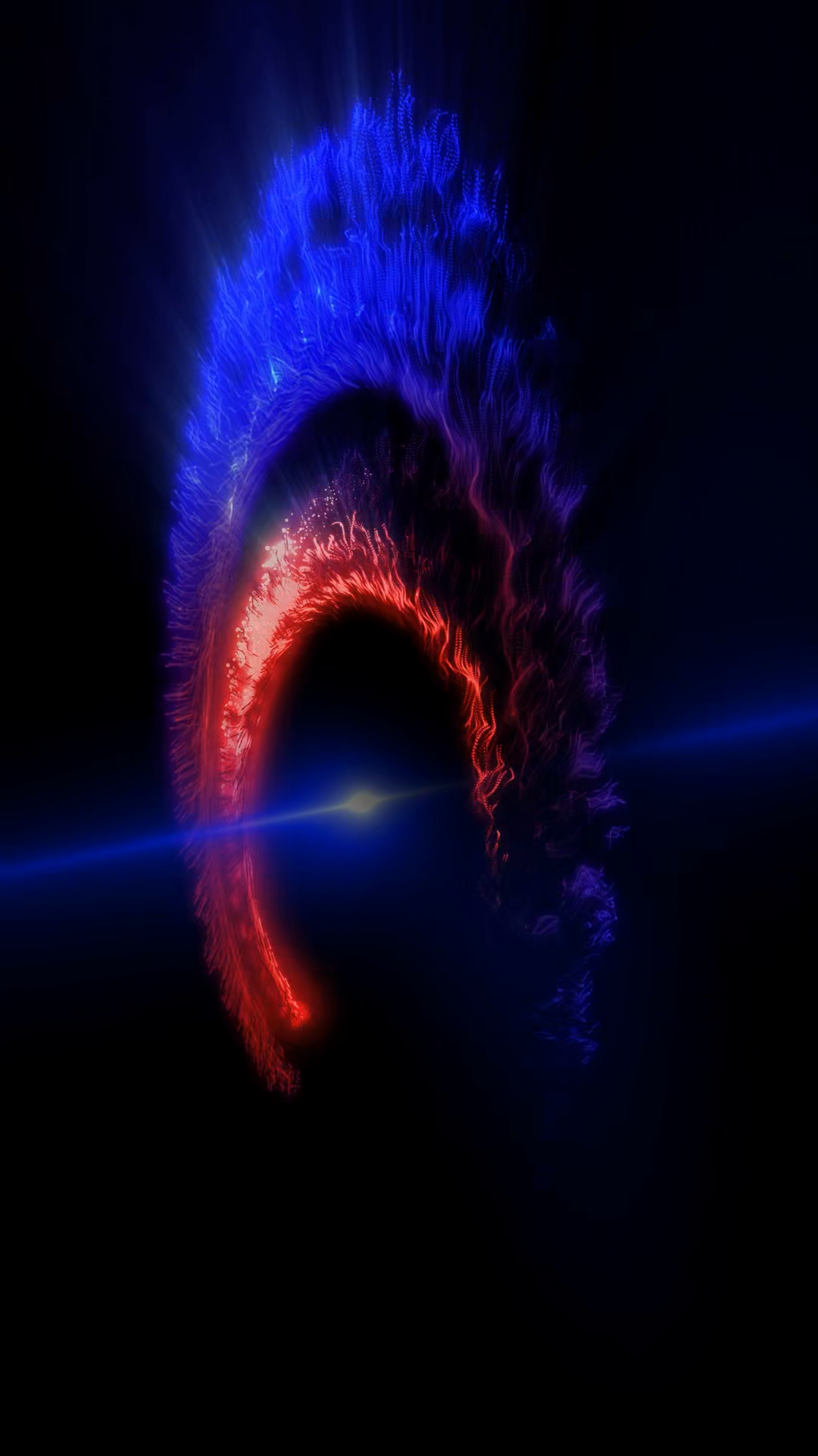 The Bright Disk Of Spatial Portal Exudes Stock Footage SBV-353937475 ...