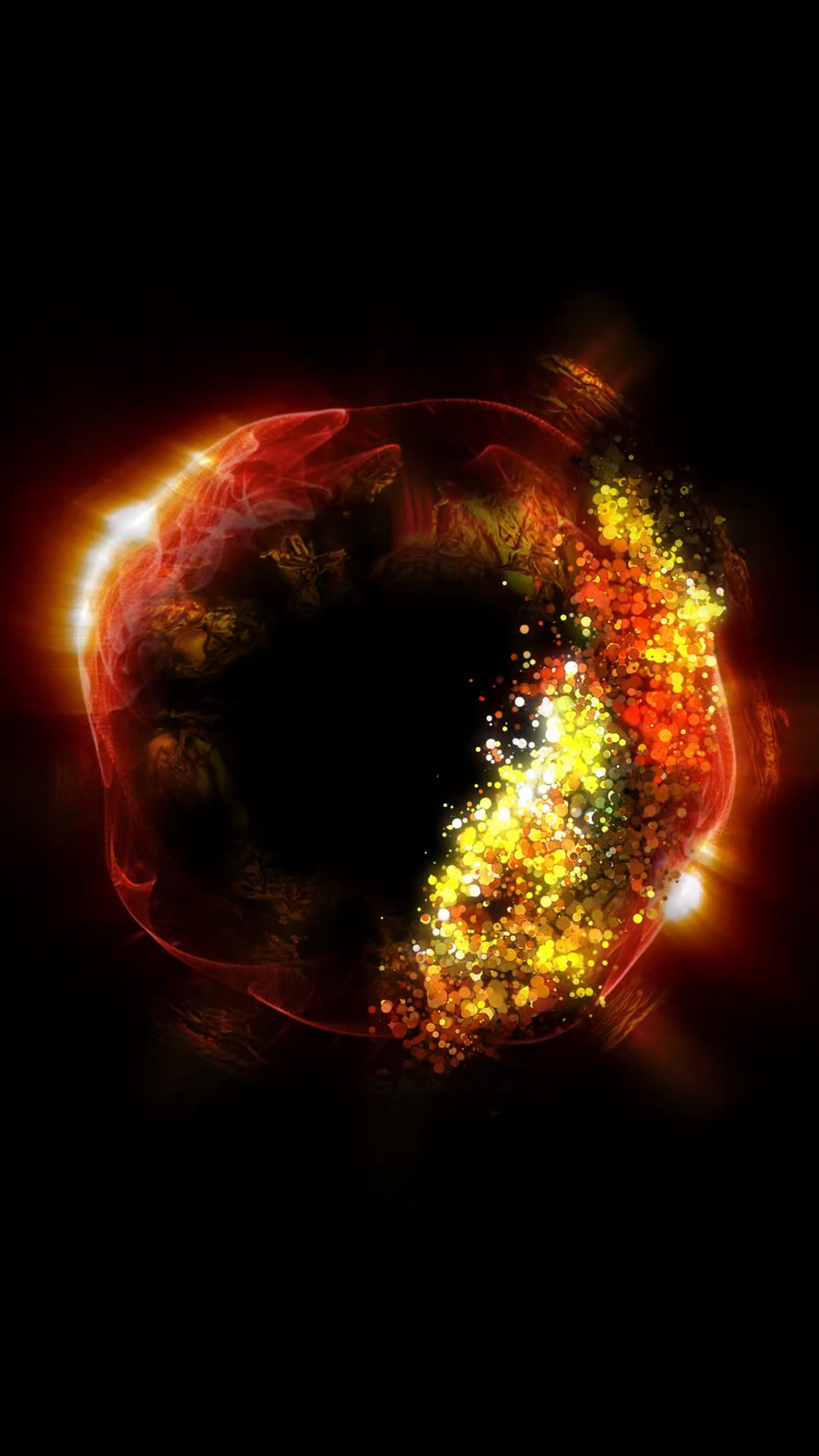 The Sphere Consisting Of Star-shaped Stock Footage SBV-353937994 ...