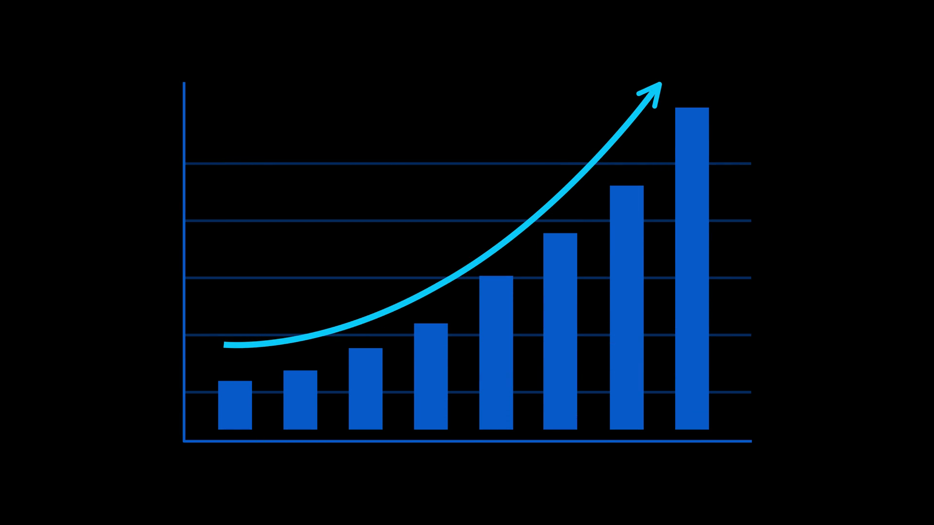 Business Growth Success Arrow Graph Chart Stock Motion Graphics SBV ...