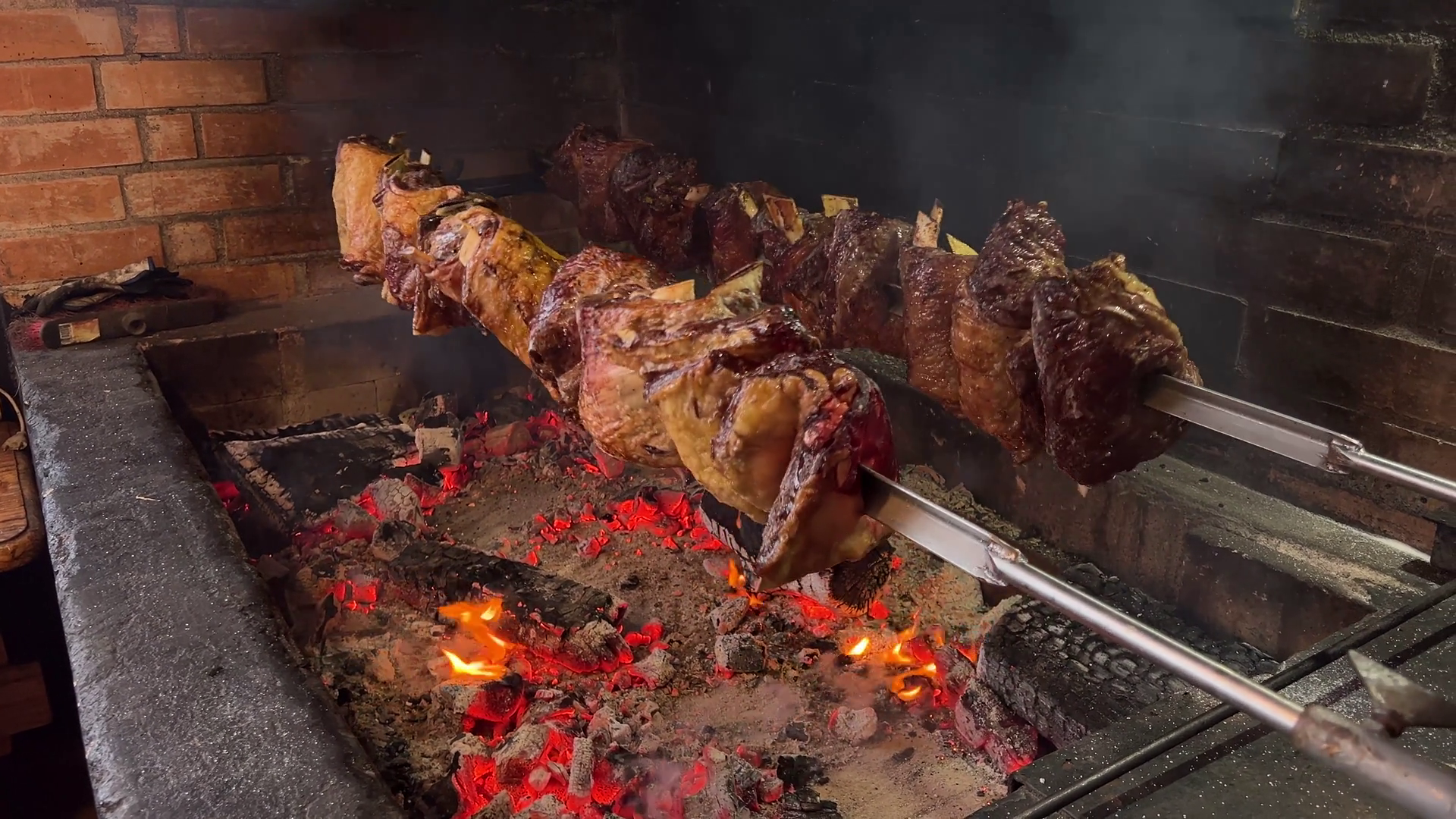 Traditional Roast Beef Ribs On Stick 
