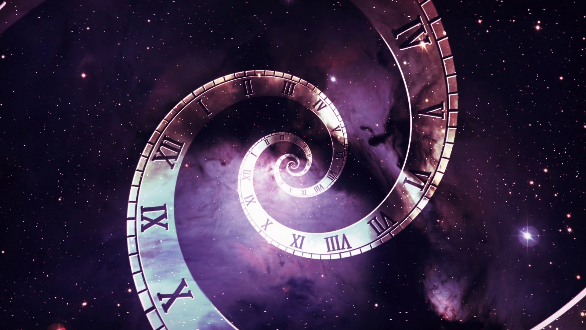 Infinity Clock | Version 1 | Purple Pink Red Stock Motion Graphics SBV ...