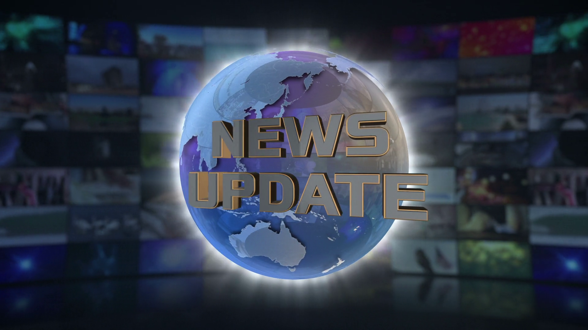 News Update On Screen 3d Animated Text Stock Motion Graphics SBV ...