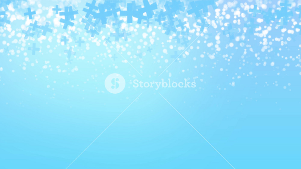 Blue healthcare background with medical plus signs, ideal for hospital websites, health apps, or wellness banners. Full HD. 4K
