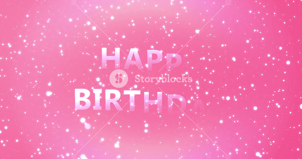 Wishing You a Happy Birthday simple elegant trendy background 4K. Typographic birth anniversary ceremony motion graphic. Birthday wish greeting invitation intro outro animation in UHD. Card gif video.