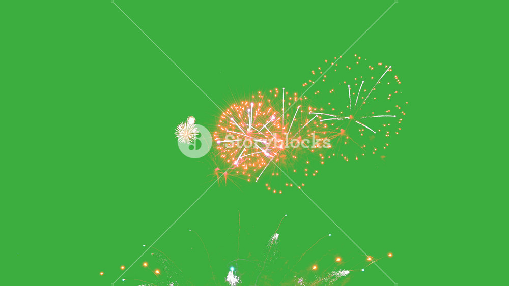 Experience the beauty of colorful abstract fireworks illuminating the dark sky, perfect for celebrating New Year and other festive holidays