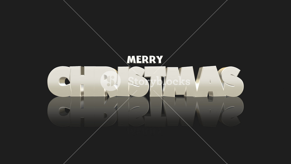 Unveil festive joy with Cartoon Merry Christmas text on a vibrant black gradient. Perfect for business promos and seasonal campaigns, motion abstract background blends winter style and holiday fun
