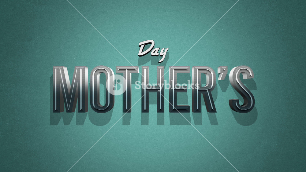 A simple yet beautiful blue text overlay with the words Mothers Day in a stylish font, serving as a heartfelt greeting for the special women in our lives