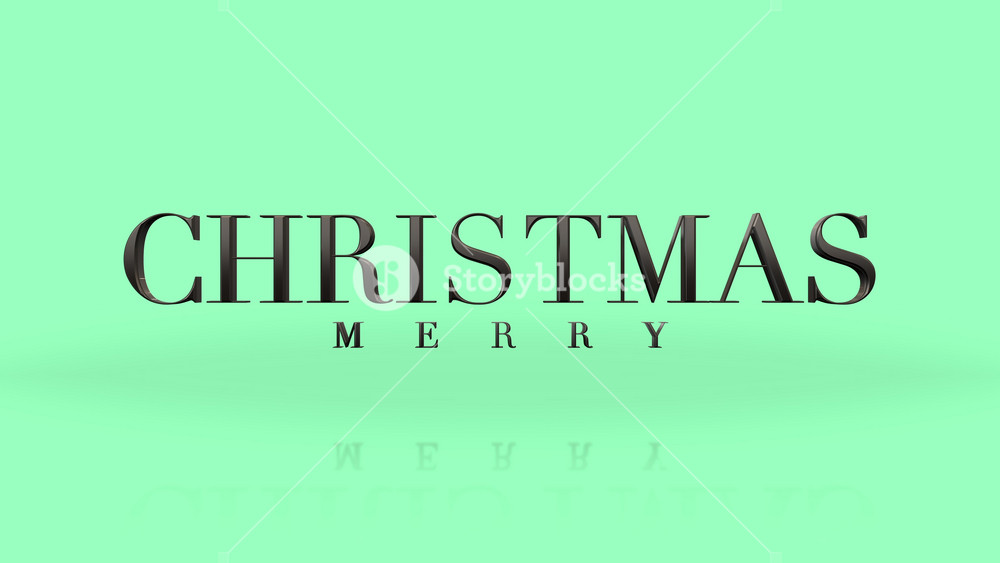 Elegance and festive style Merry Christmas text set against a sophisticated green gradient background, this motion promo is an ideal for any winter holiday or seasonal marketing campaign