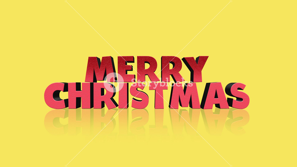 Unveil festive joy with Cartoon Merry Christmas text on a vibrant yellow gradient. Perfect for business promos and seasonal campaigns, motion abstract background blends winter style and holiday fun